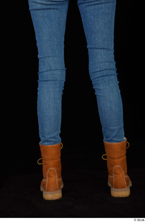 Shenika blue jeans brown shoes workers foot 0005.jpg